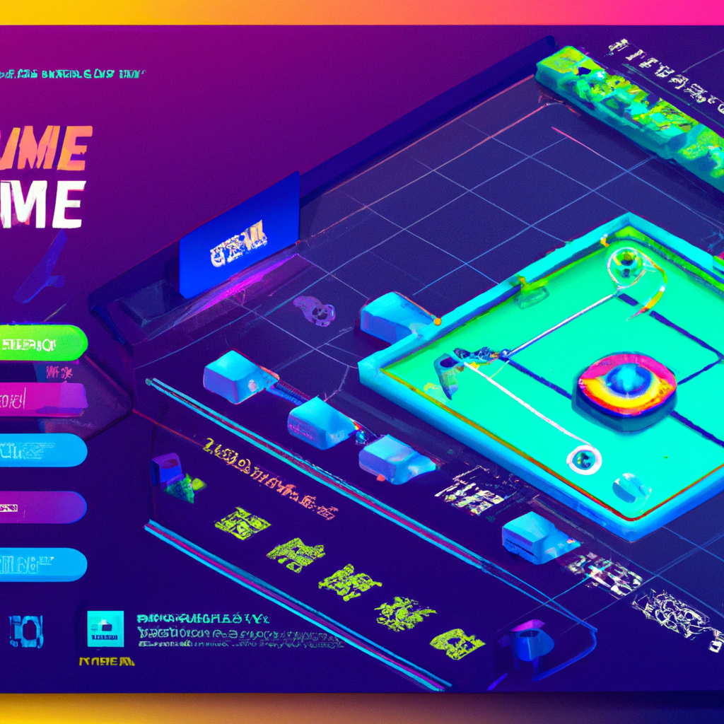 HUD overlay and editor mockup